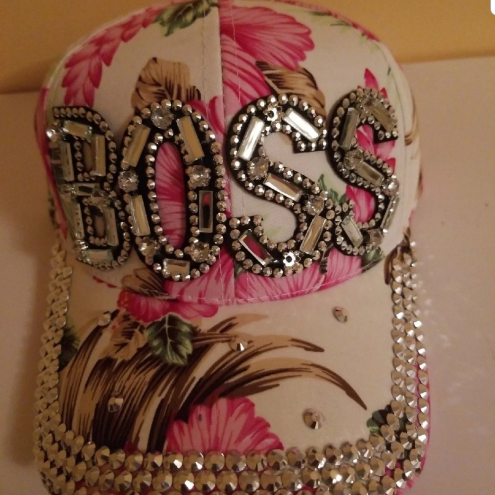 COPY - Boss Rhinestone Bling hat